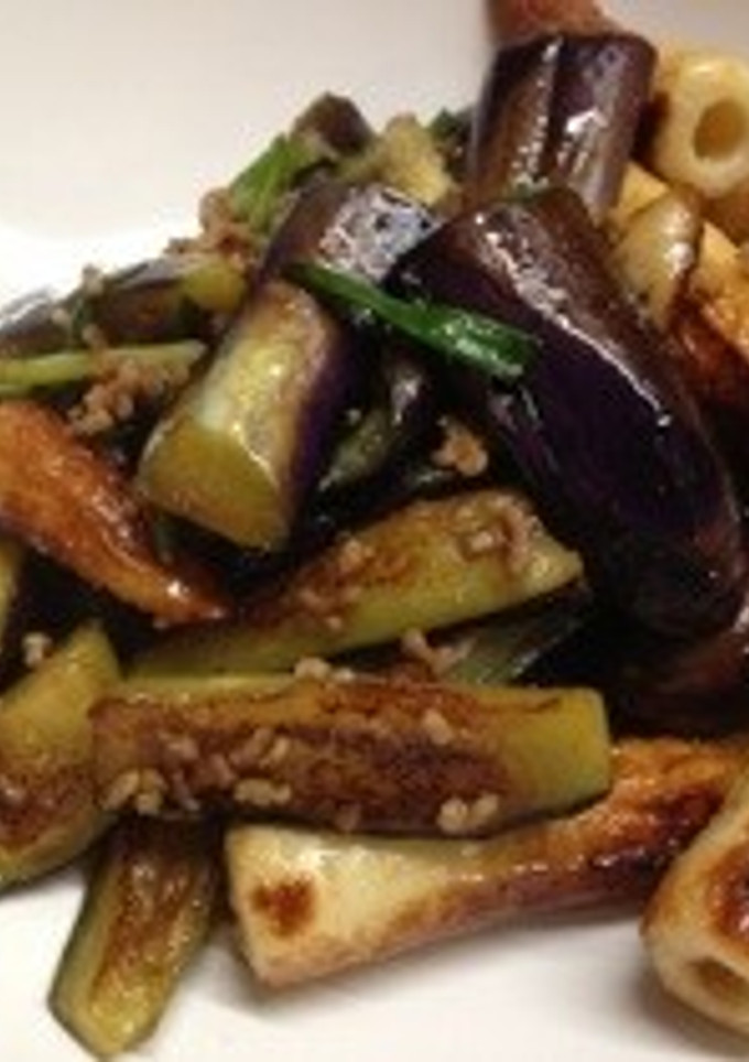 茄子とちくわのそぼろ炒め-レシピのメイン写真