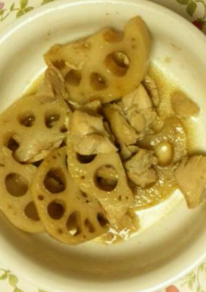 鶏肉と蓮根の南蛮煮-レシピのメイン写真