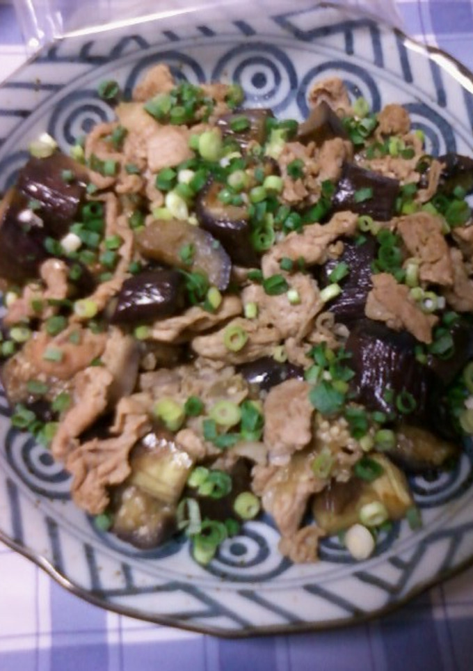 なすと豚肉のしょうが焼き-レシピのメイン写真