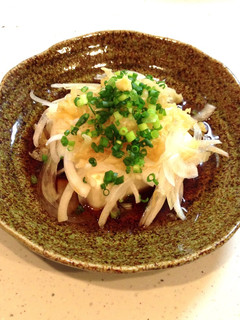 血液サラっ簡単ゥマゥマ揚げ出し豆腐風冷奴-レシピのメイン写真