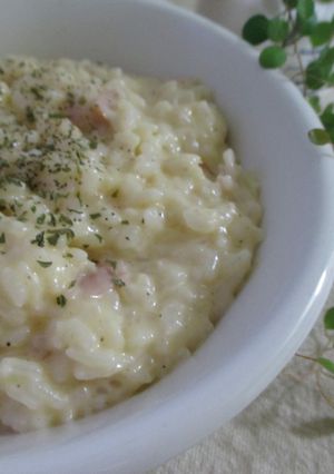 ☆カルボナーラリゾット☆お家ランチ^^-レシピのメイン写真