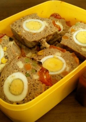 混ぜて焼くだけ！簡単ミートローフ！-レシピのメイン写真