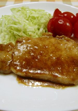 簡単！豚ロース肉＊オイスターソース煮＊♪-レシピのメイン写真