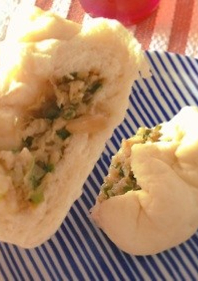 餃子の残りで 簡単肉まん♡-レシピのメイン写真