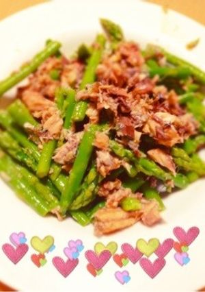 やみつき！アスパラのさば水煮缶サラダ♪-レシピのメイン写真