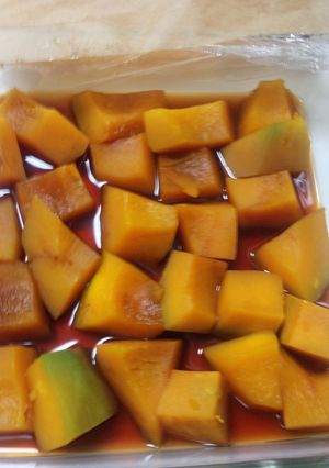 レンジ☆かぼちゃの煮物-レシピのメイン写真