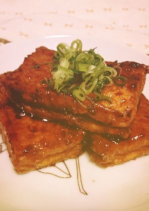 簡単！２つで味付け完成☆厚揚げの照り焼き-レシピのメイン写真