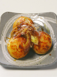 創作たこ焼き/モッチーズ+ミュウガ醤油-レシピのメイン写真