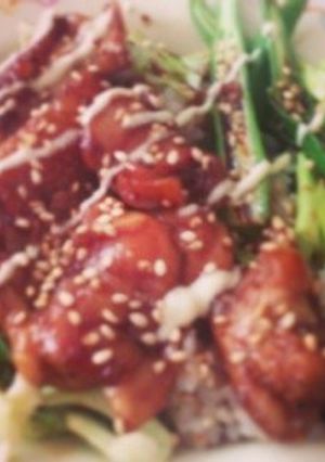 とり肉のテリマヨ丼-レシピのメイン写真