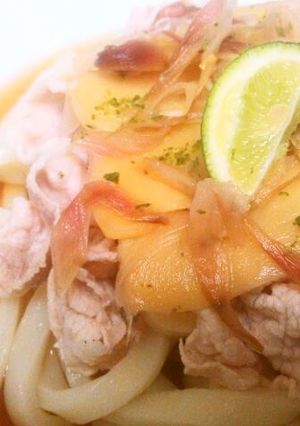 甘酢しょうが&みょうがの豚しゃぶうどん-レシピのメイン写真