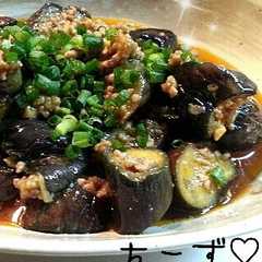 รูปของ とろ～り♡なすとひき肉のピリ辛みそ炒め♡