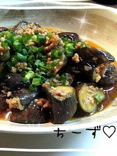 とろ~り♡なすとひき肉のピリ辛みそ炒め♡-レシピのメイン写真