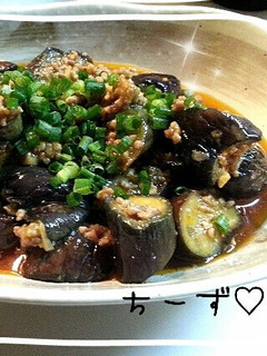 とろ~り♡なすとひき肉のピリ辛みそ炒め♡-レシピのメイン写真