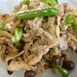 豚肉の味噌炒め しめじ×甘長とうがらし