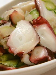 たこときゅうりの酢の物-レシピのメイン写真