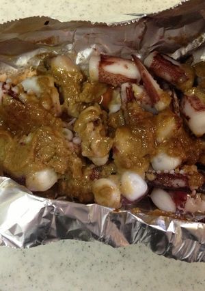 イカゲソの肝焼き-レシピのメイン写真