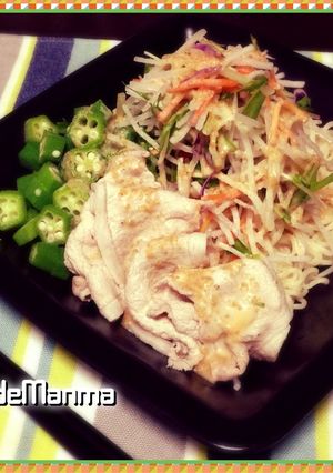 【夏にぴったり】インスタント冷麺サラダ-レシピのメイン写真