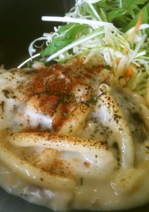 ★ハンバーグのグラタンソース仕立て★-レシピのメイン写真