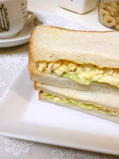 *ランチに*卵とレタスのサンドイッチ*-レシピのメイン写真