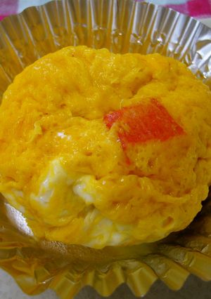 お弁当にレンジで簡単*ふわふわカニたま*-レシピのメイン写真