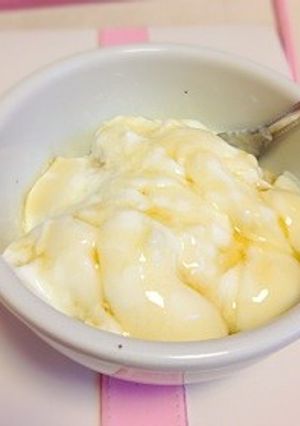 簡単朝食＊冷凍バナナメープルヨーグルト-レシピのメイン写真