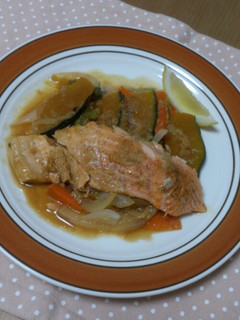 秋香る♪鮭のチャンチャン焼き-レシピのメイン写真