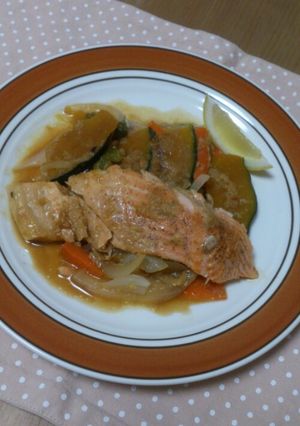 秋香る♪鮭のチャンチャン焼き-レシピのメイン写真