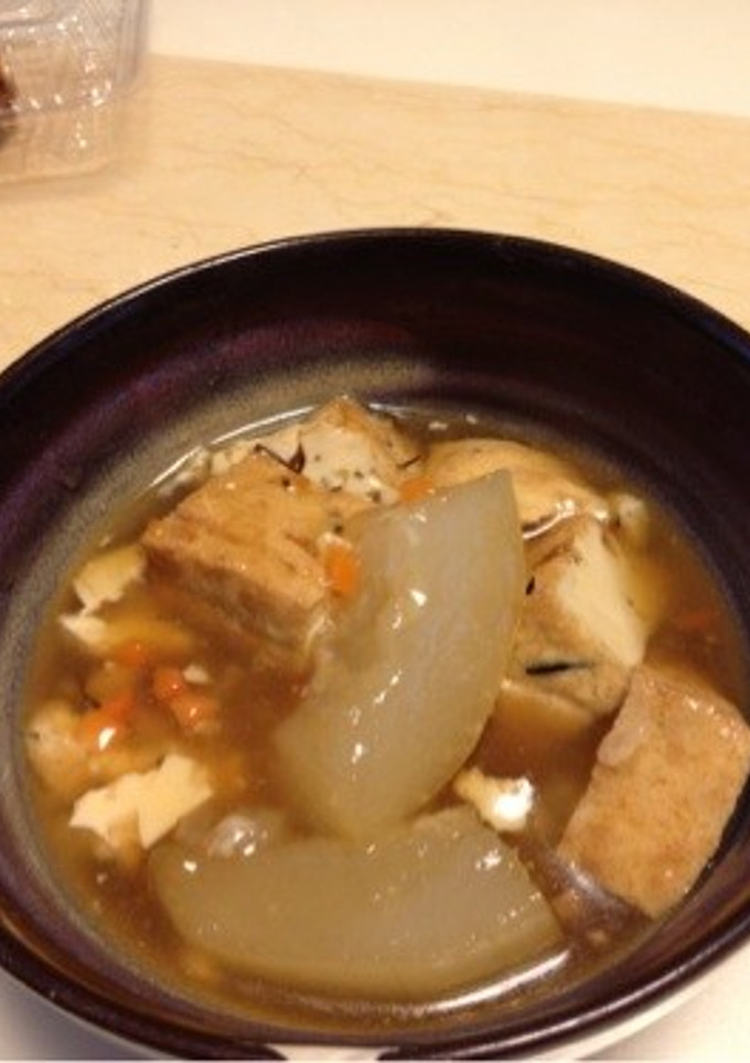 冬瓜と厚揚げのとろとろ煮-レシピのメイン写真