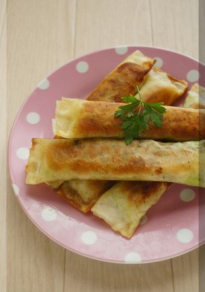 * チーズ＆枝豆のスパイシー巻き♪-レシピのメイン写真