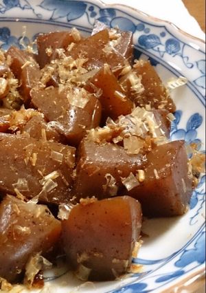 こんにゃくのおかか煮-レシピのメイン写真