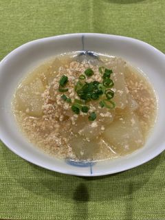 冬瓜のふわっふわ鶏そぼろあんかけ☆*゚-レシピのメイン写真