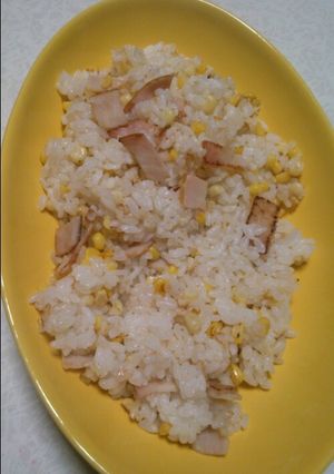 ハムコーンチャーハン-レシピのメイン写真