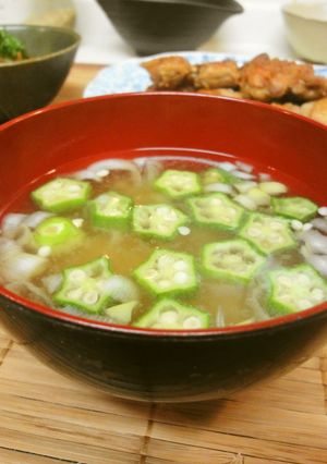 ＊ヘルシー＊オクラの味噌汁＊-レシピのメイン写真