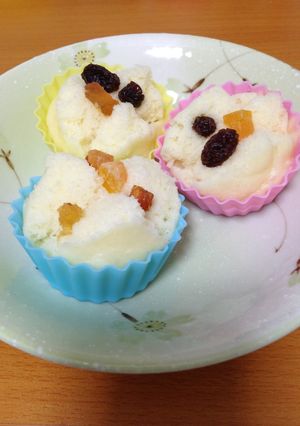初めての蒸しパン-レシピのメイン写真
