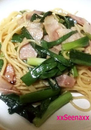 万能ねぎとベーコンのバター醤油パスタ-レシピのメイン写真
