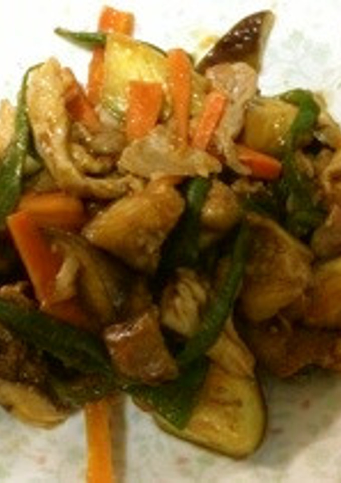 豚肉となすのオイスターソース炒め-レシピのメイン写真