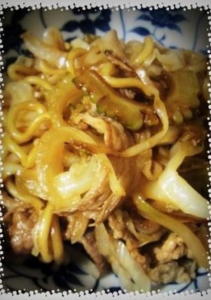 ゴーヤ入りキャベツ焼きそば-レシピのメイン写真