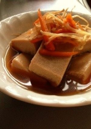簡単☆じゅわりとおいしい高野豆腐の煮物-レシピのメイン写真