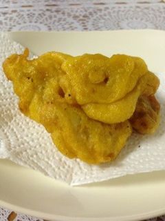 かぼちゃの天ぷら☆衣もかぼちゃ-レシピのメイン写真