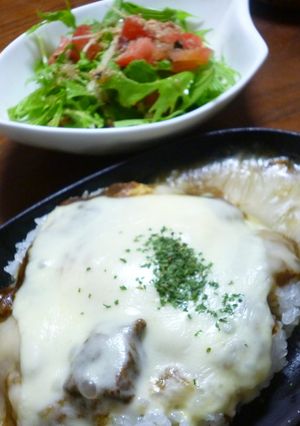 簡単！厚切りトマトの鉄板焼きカレー☆彡-レシピのメイン写真