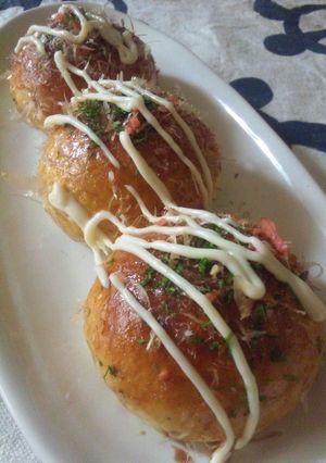 チビ達お気に入り☆たこ焼きパン♪-レシピのメイン写真
