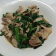 肉ニラ炒め☆麺つゆ仕立て♪
