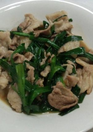 肉ニラ炒め☆麺つゆ仕立て♪-レシピのメイン写真