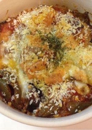 鳥肉オーブン焼きトマトソース-レシピのメイン写真