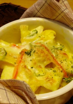 カップスープでパングラタン-レシピのメイン写真