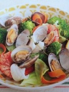 魚介の蒸しサラダ-レシピのメイン写真