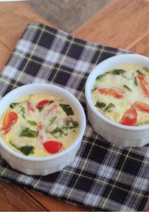 ほうれん草とベーコンのフラン-レシピのメイン写真