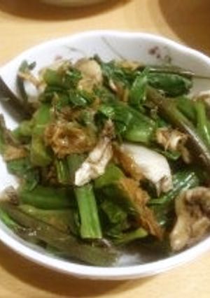 舞茸とつるむらさきのポン酢和え-レシピのメイン写真