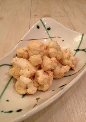 硬さが命。カリフラワーの梅マヨ和え-レシピのメイン写真
