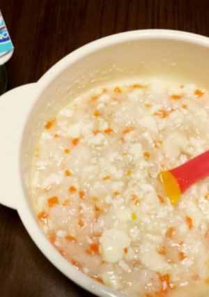 離乳食中期＊アレンジお粥-レシピのメイン写真